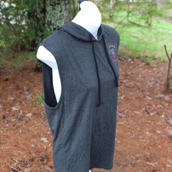 Gas Monkey Women’s Grey Hooded Muscle Tank, Size small - Picture 4 of 9